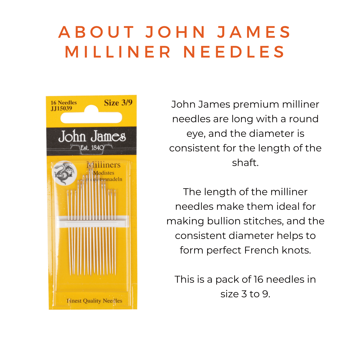 John James Needle Packs