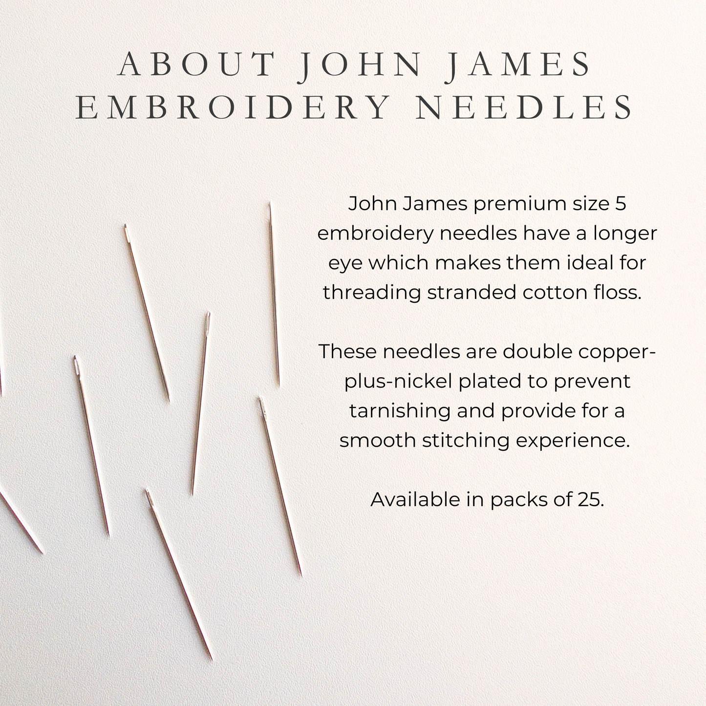 Bulk Embroidery Needles