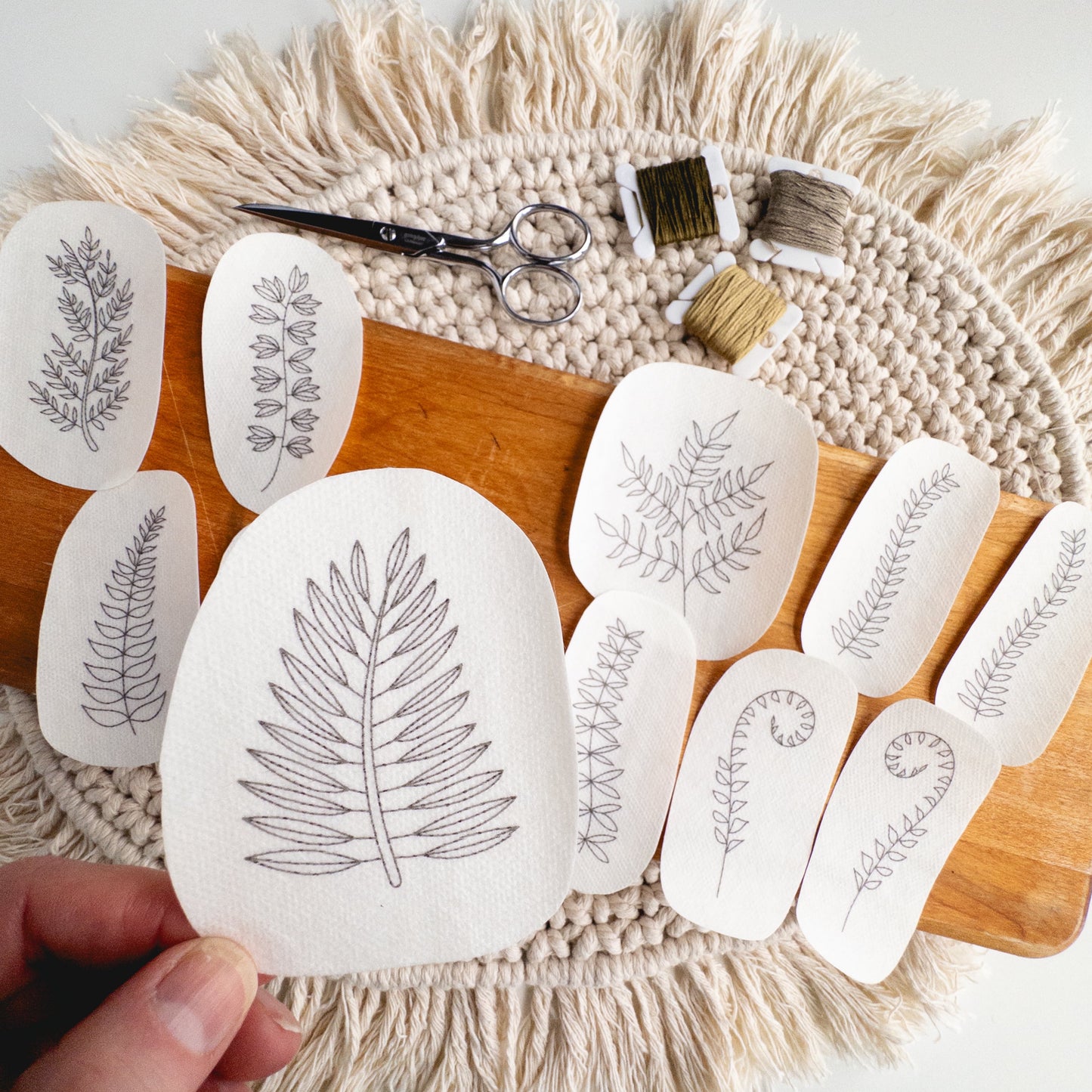 Fern Stick and Stitch Patterns