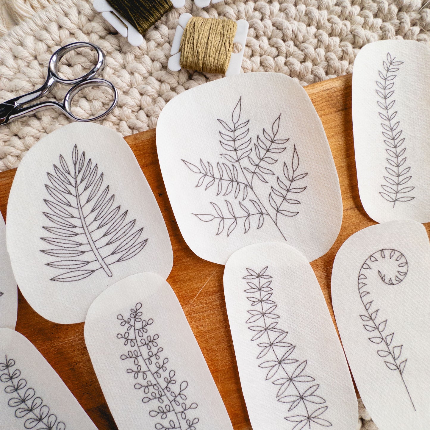 Fern Stick and Stitch Patterns