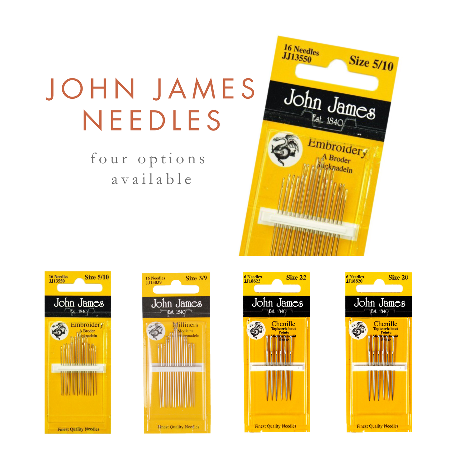 John James Needle Packs