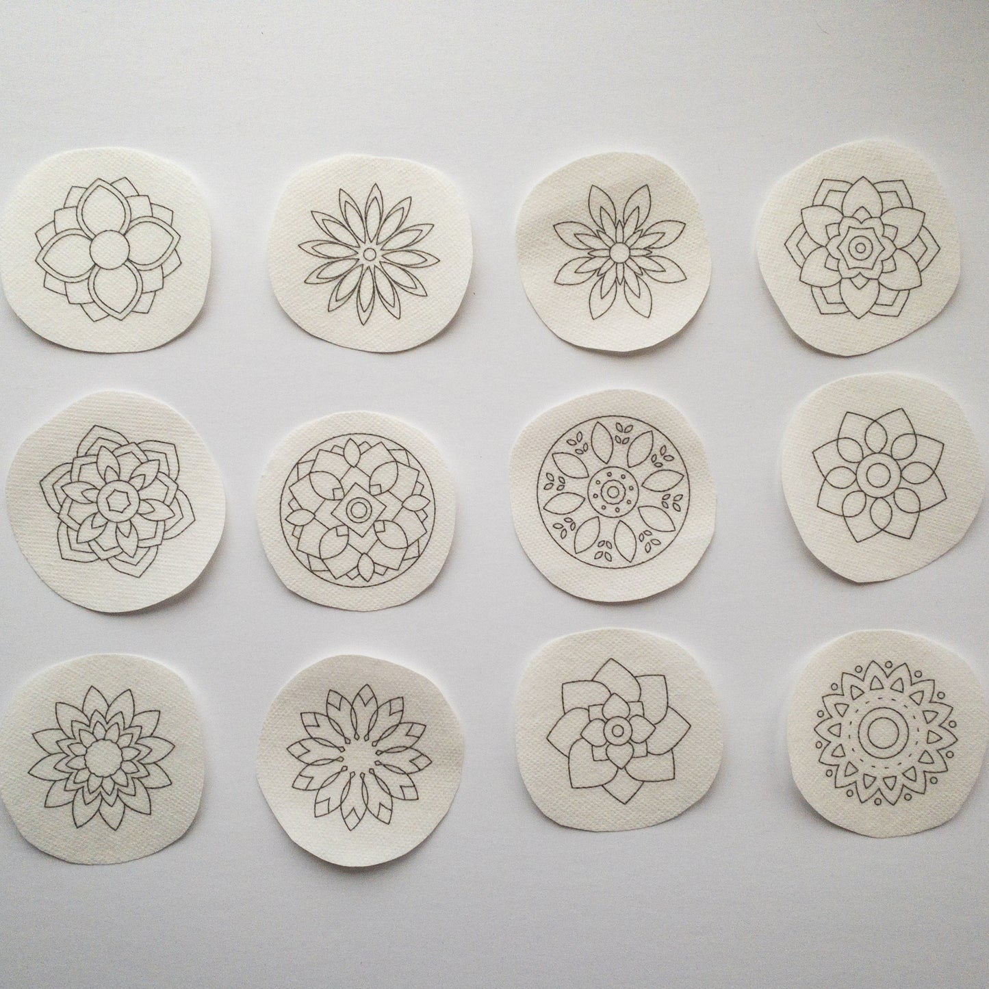 Mandala Stick and Stitch Patterns