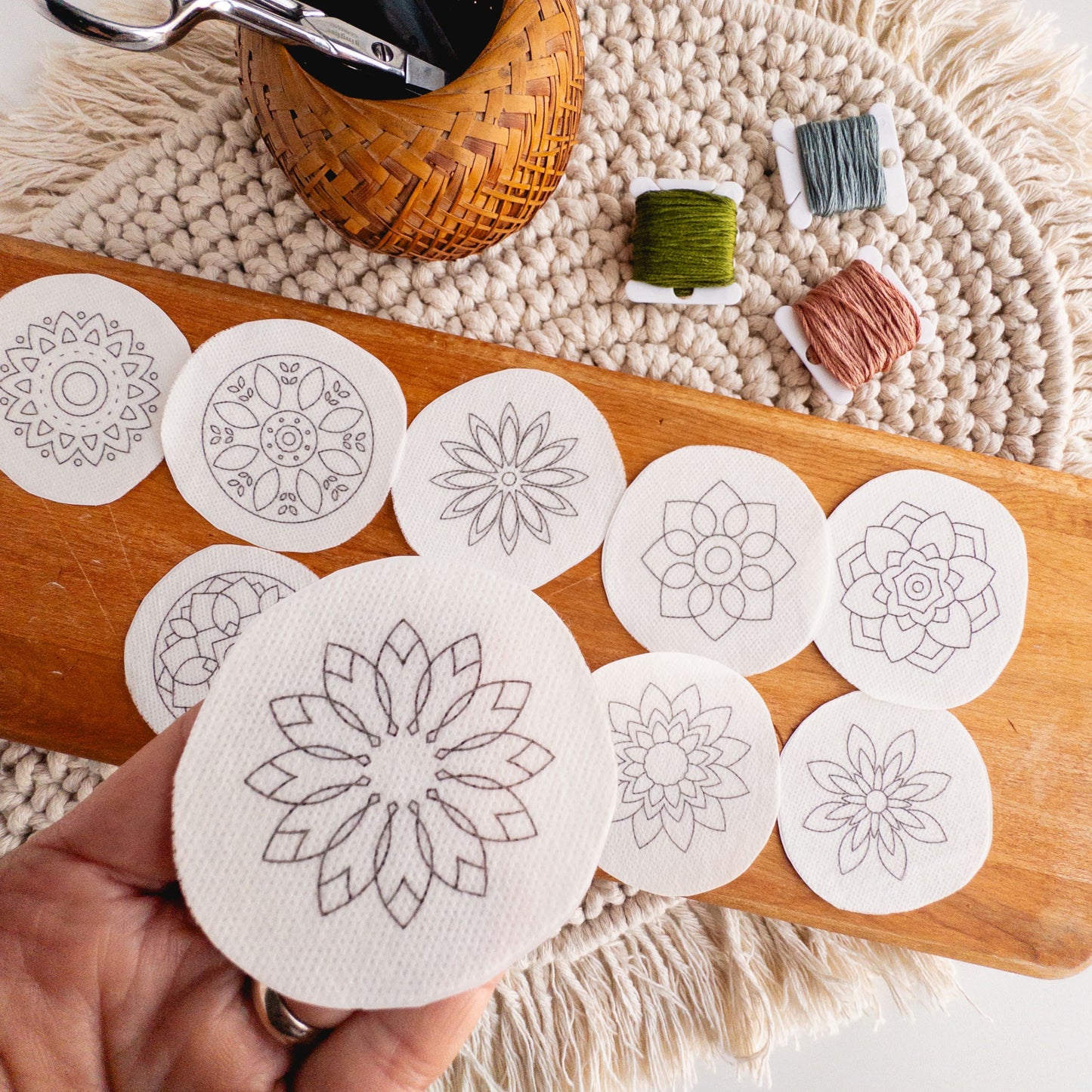 Mandala Stick and Stitch Patterns