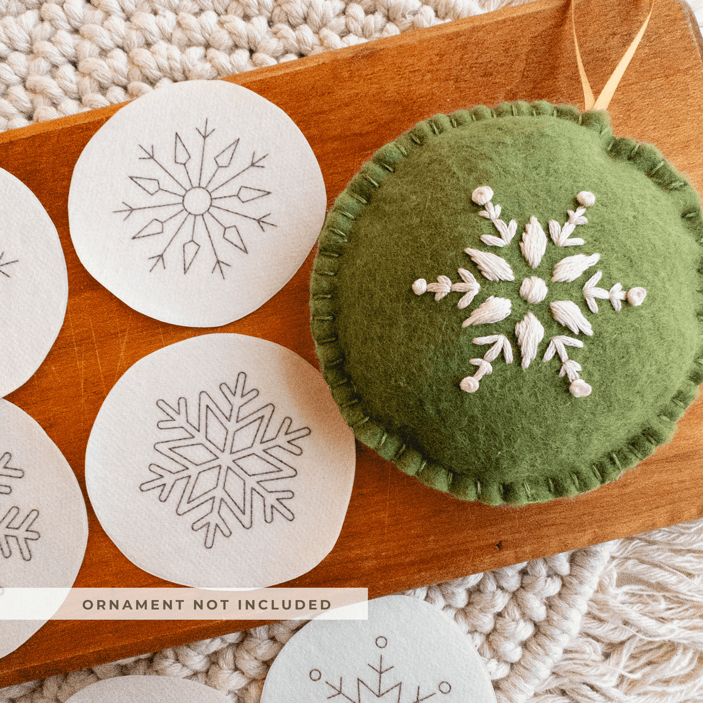 Snowflake Stick and Stitch Patterns