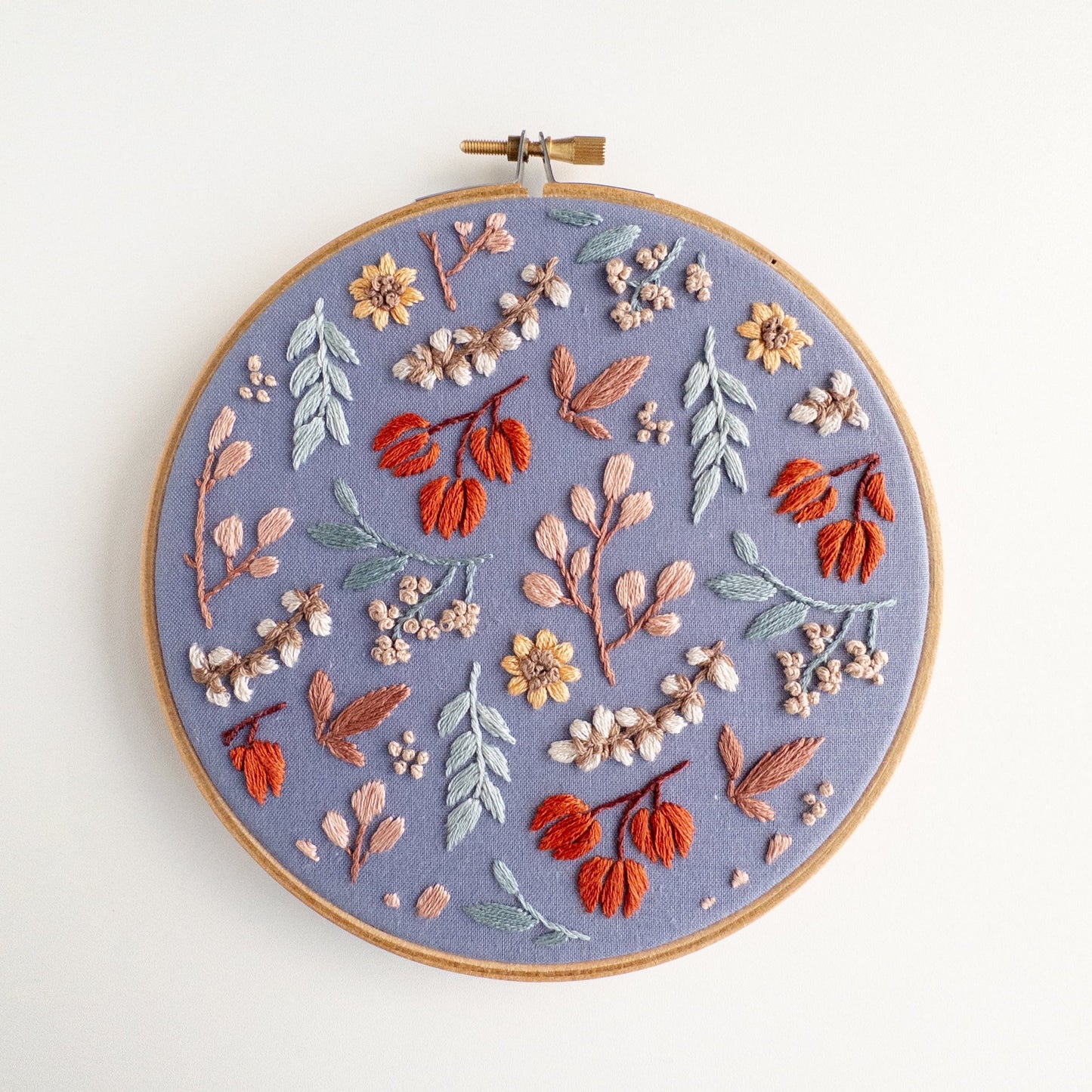 Twilight Meadow Embroidery Pattern