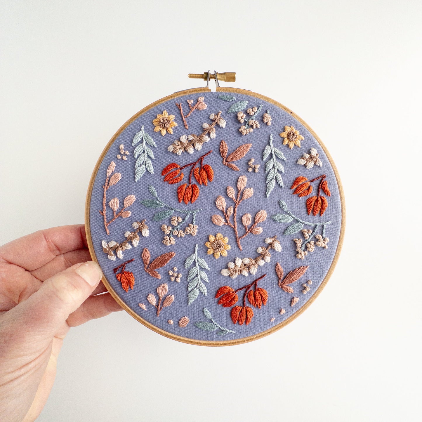 Twilight Meadow Embroidery Pattern