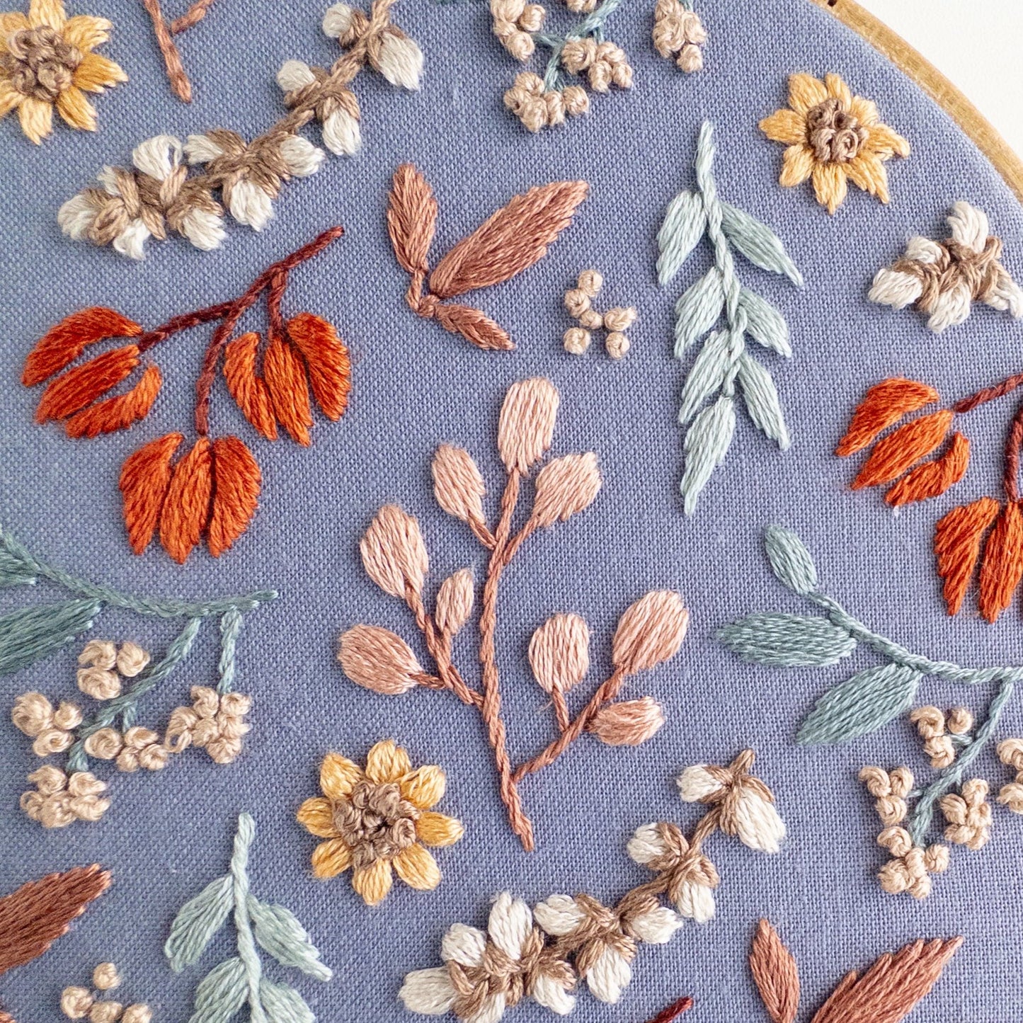 Twilight Meadow Embroidery Pattern