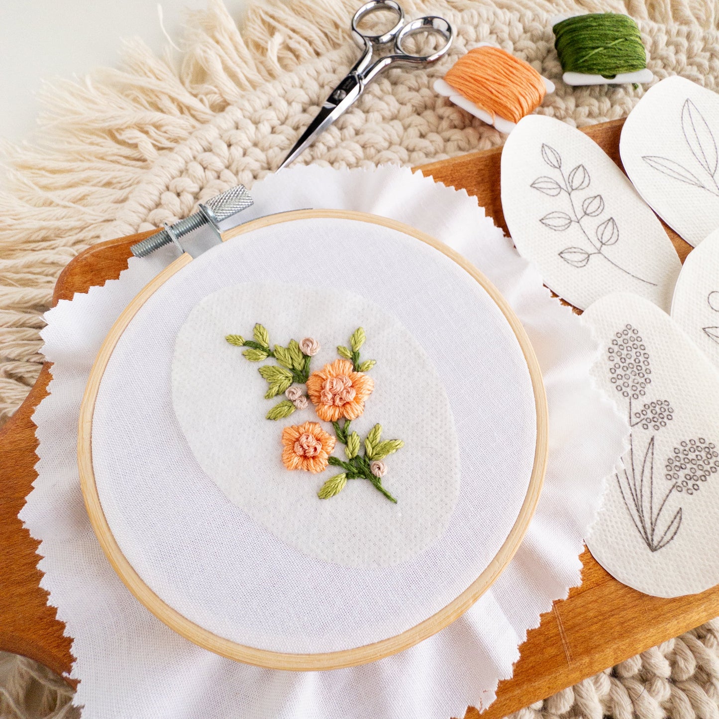 Wildflower Stick and Stitch Patterns